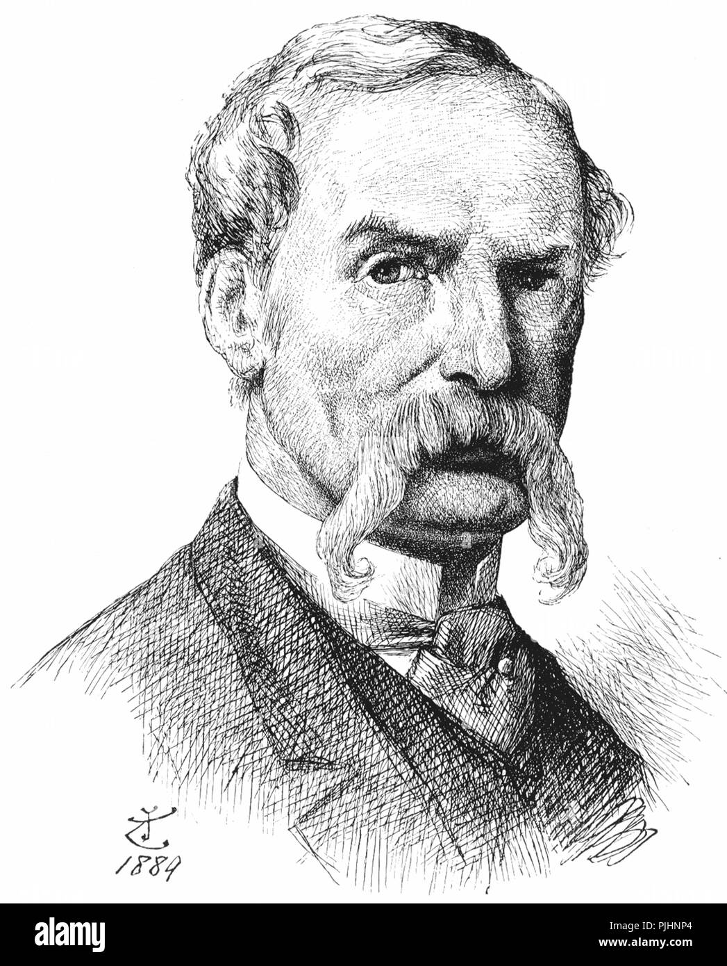 John Tenniel illustrazione Foto Stock