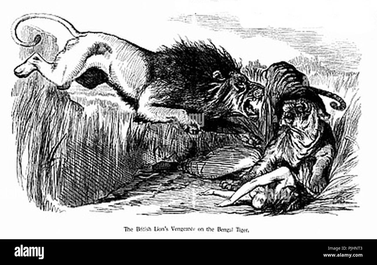 John Tenniel illustrazione Foto Stock