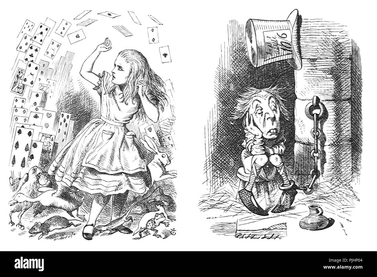John Tenniel illustrazione Foto Stock