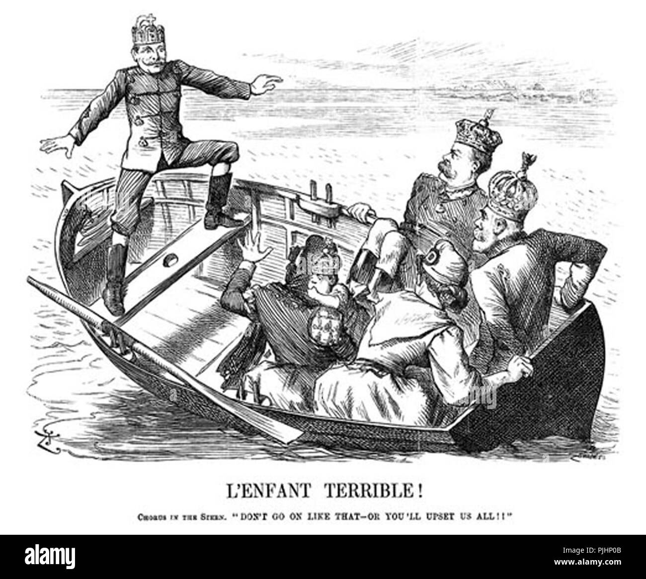 John Tenniel illustrazione Foto Stock