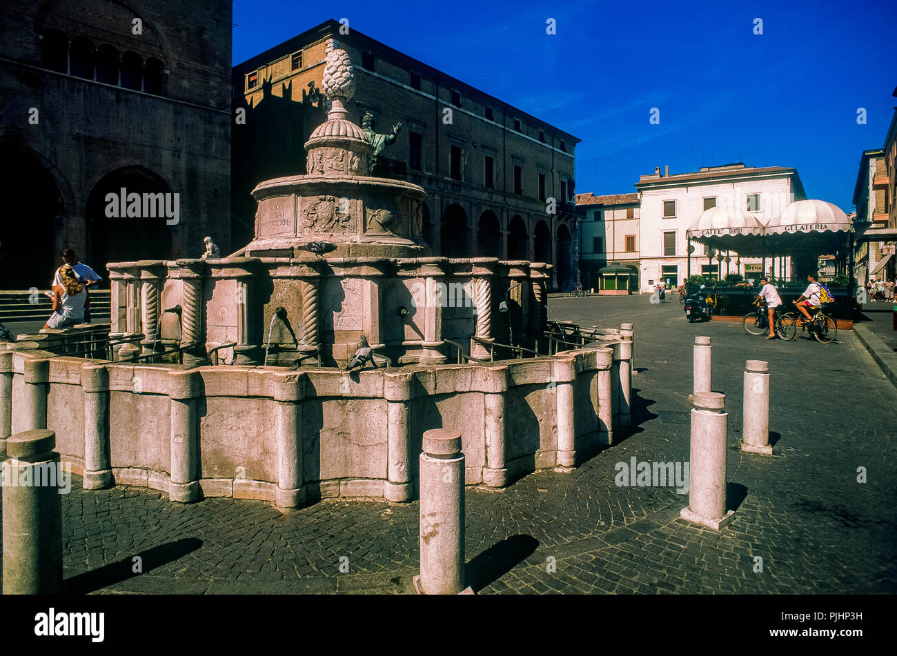 Italia Emilia Romagna Rimini Piazza Cavour Foto Stock