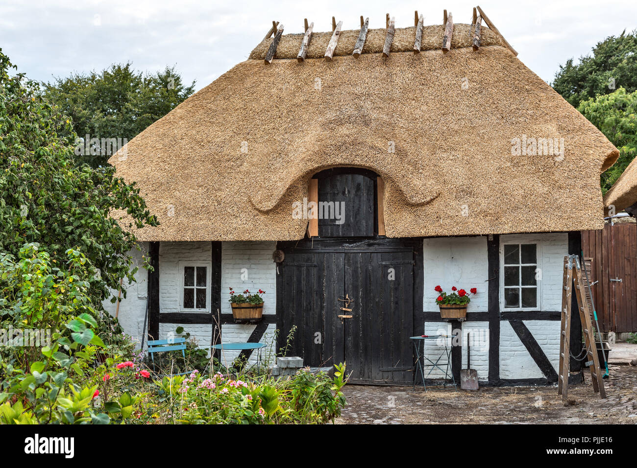 Danese tipico casa storica Foto Stock