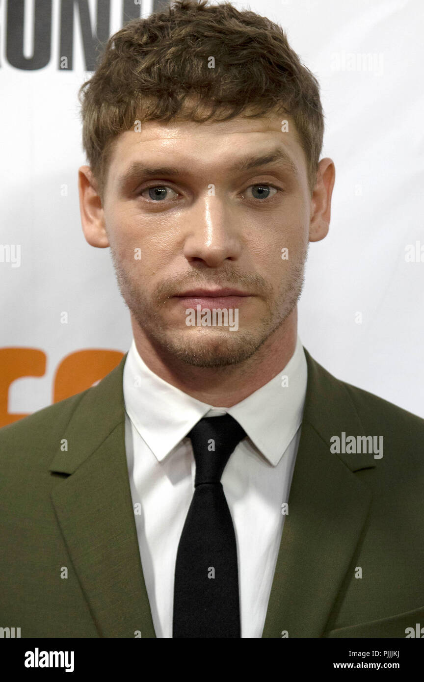 Billy Howle partecipando alla premiere di 'fuorilegge King' durante il 2018 Toronto International Film Festival il 6 settembre 2018 a Toronto in Canada. Foto Stock