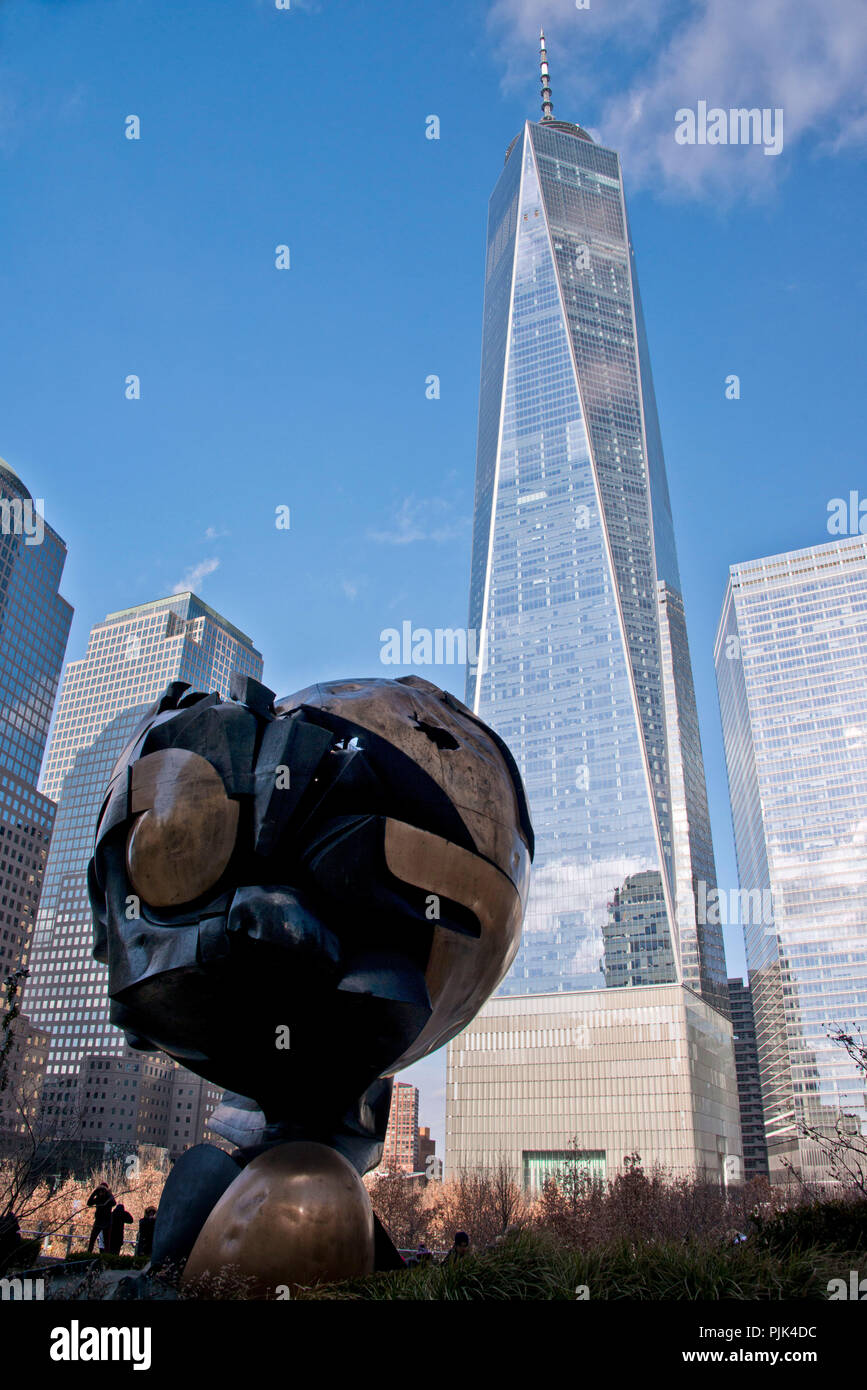 One World Trade Center di New York City, Stati Uniti Foto Stock