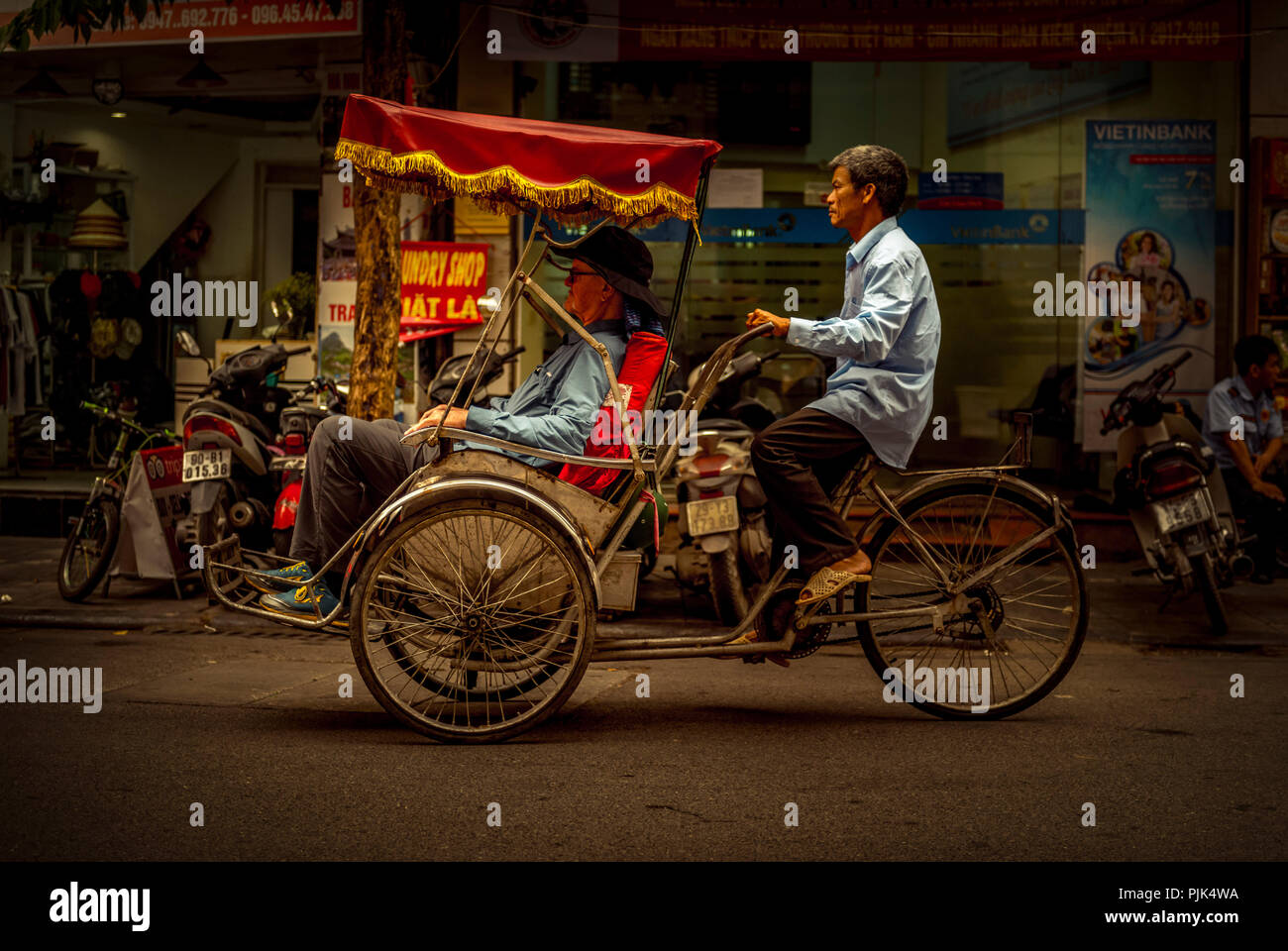 Asia, Vietnam, Hanoi, trasporto, trasporto mezzi di trasporto Foto Stock