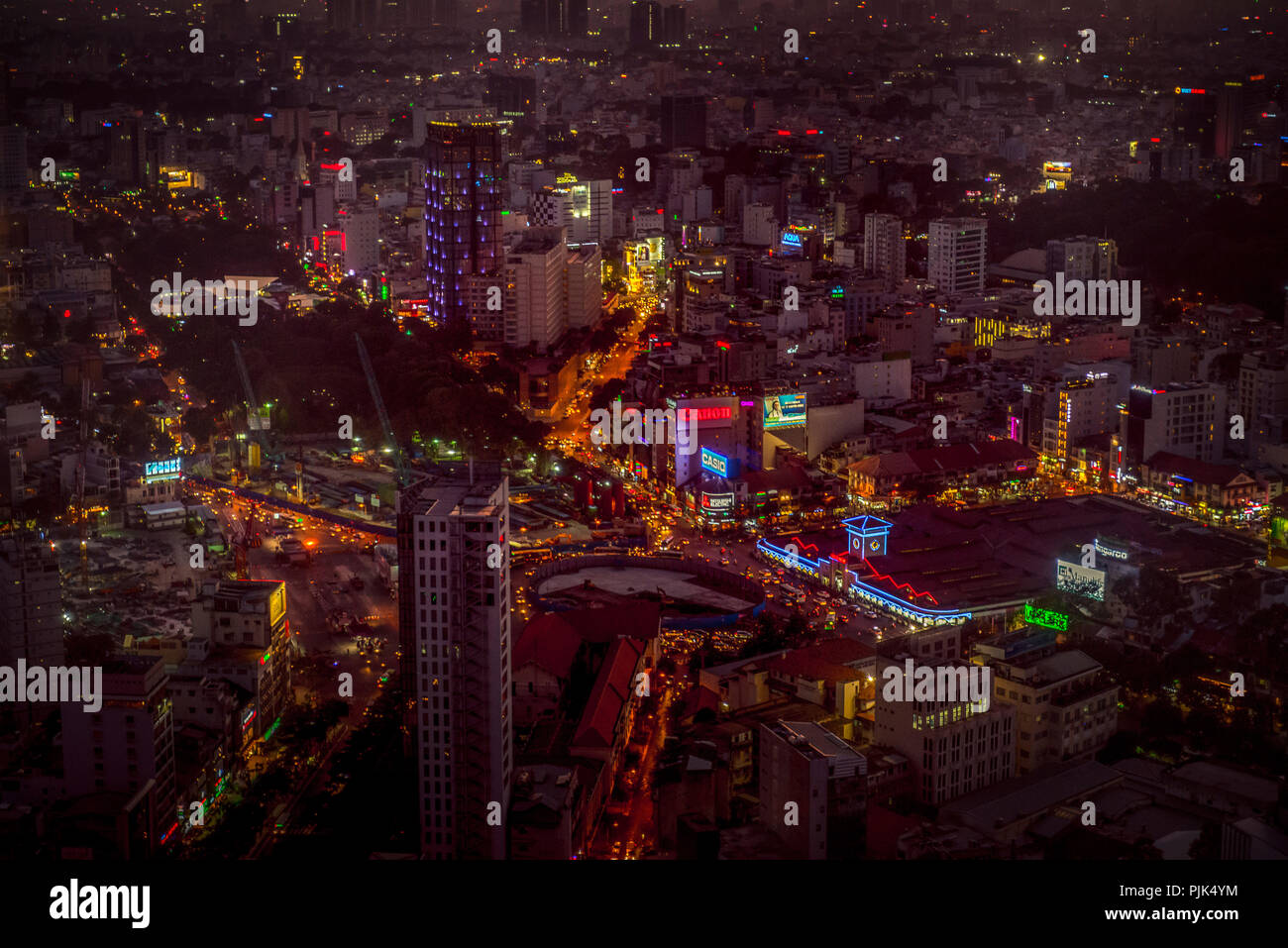 Asia, Asia sud-orientale, Sud Vietnam, Vietnam, a Saigon, a Ho Chi Minh City, Bitexco torre finanziaria Foto Stock
