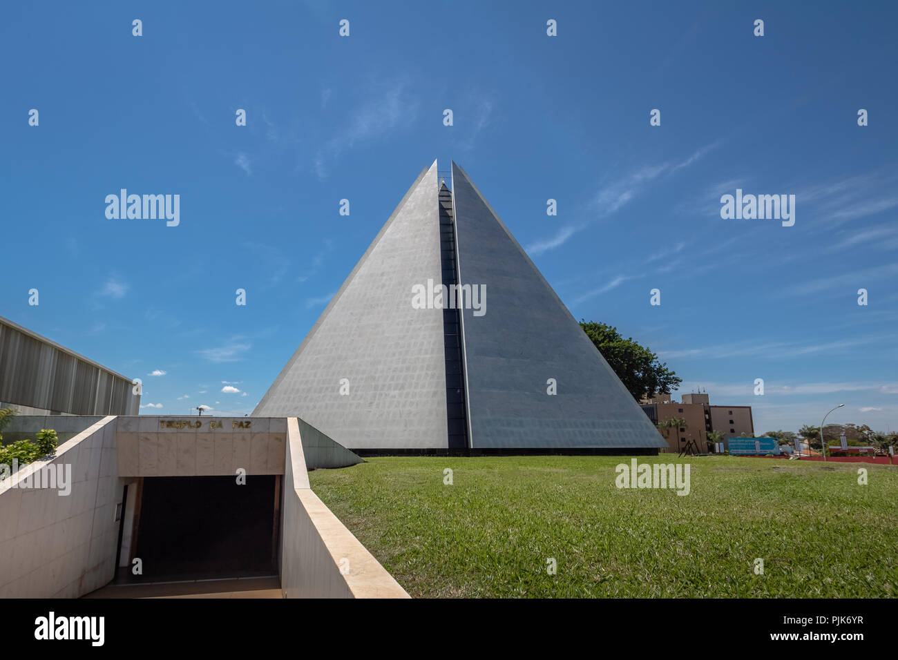 Tempio di buona volontà (Templo da Boa Vontade) - Brasilia, Distrito Federal, Brasile Foto Stock