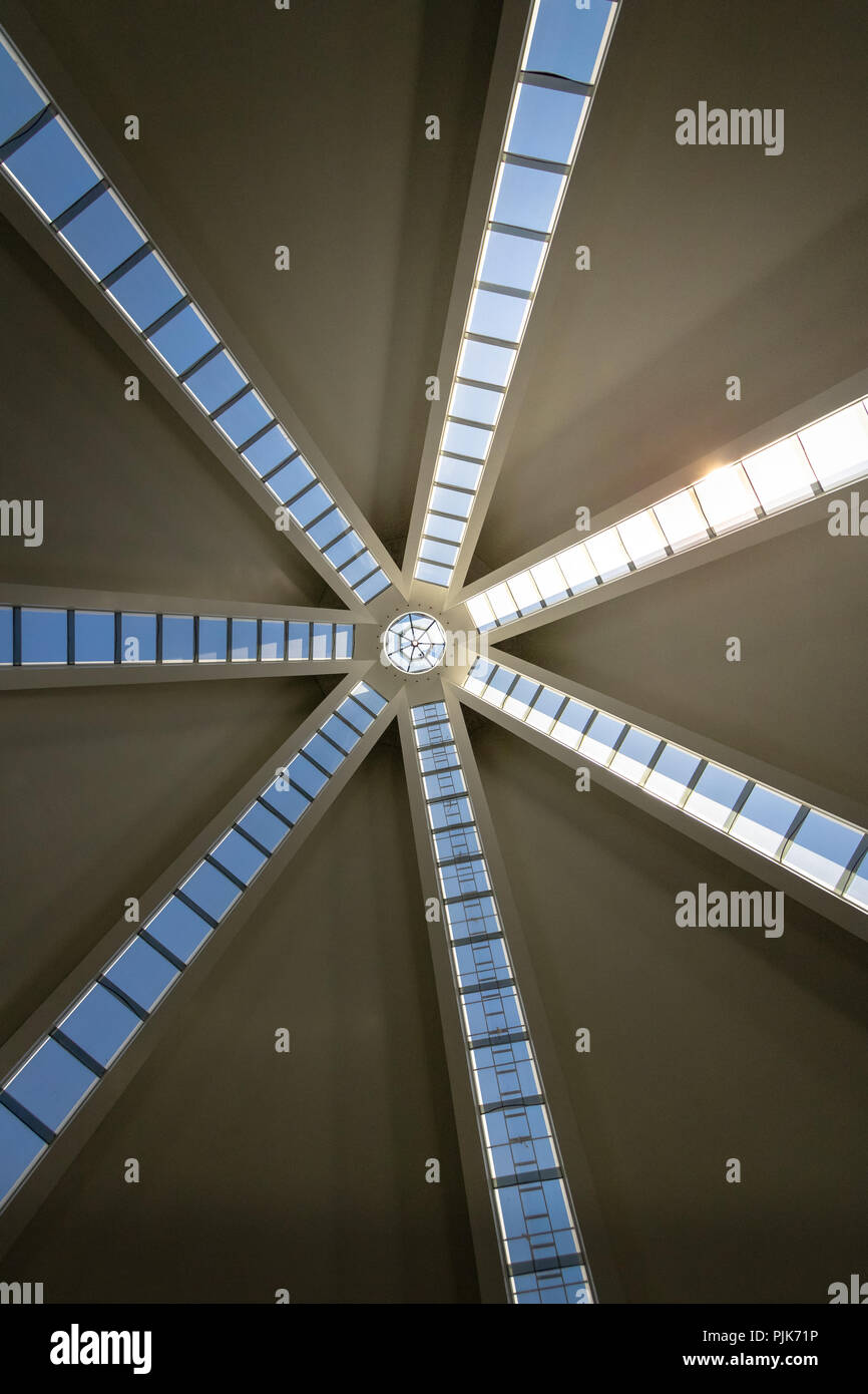 Il soffitto del tempio di buona volontà (Templo da Boa Vontade) - Brasilia, Distrito Federal, Brasile Foto Stock