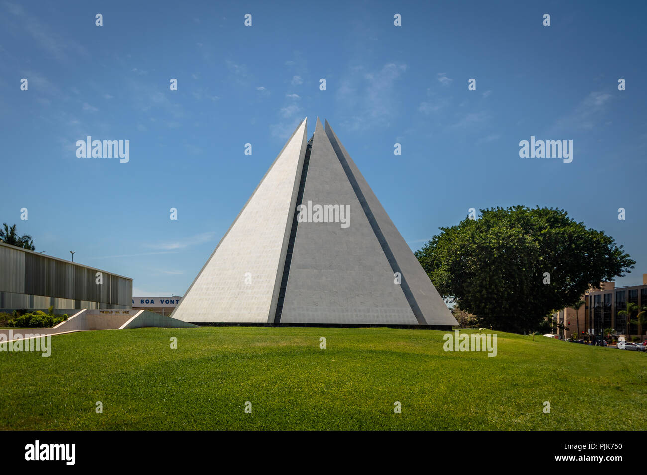 Tempio di buona volontà (Templo da Boa Vontade) - Brasilia, Distrito Federal, Brasile Foto Stock