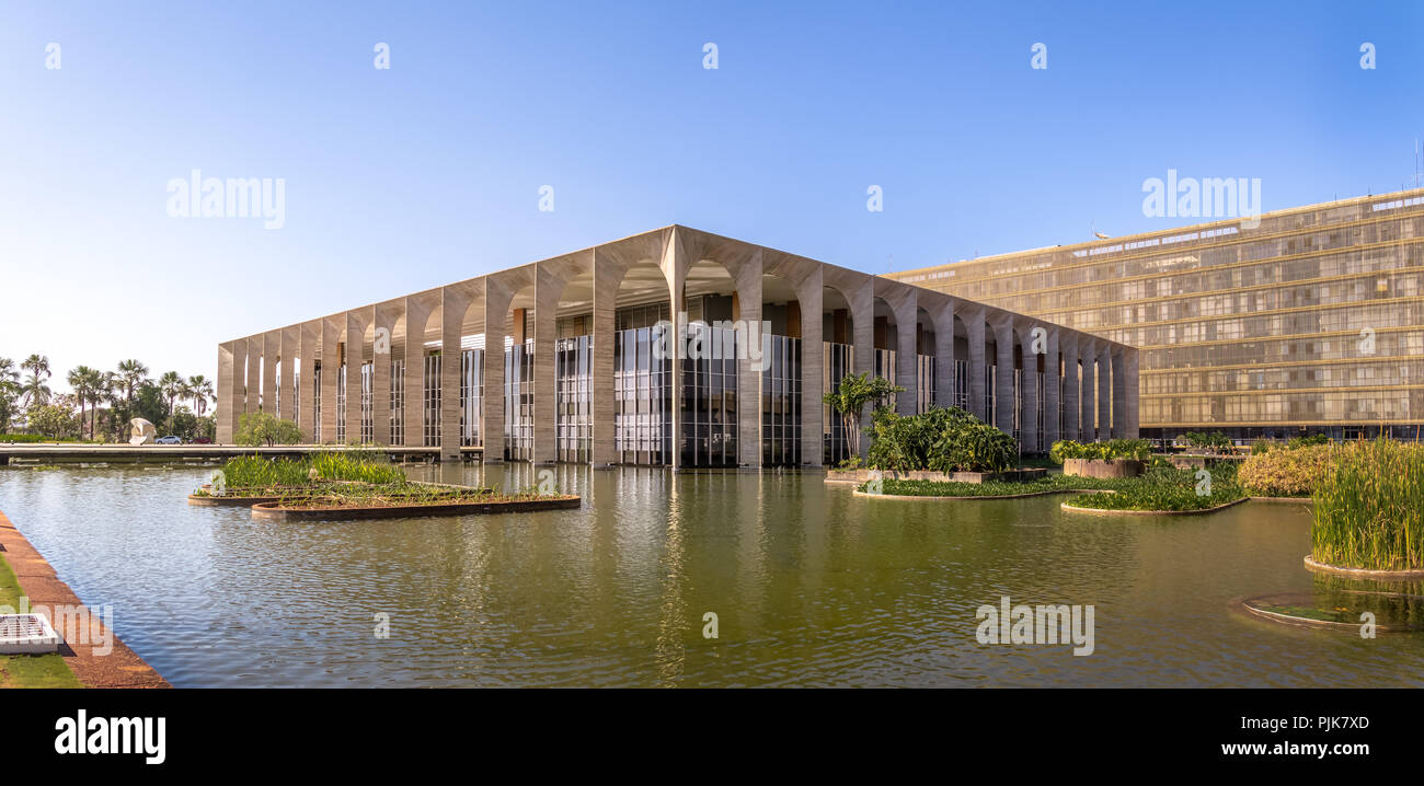 Itamaraty Palace - Brasilia, Distrito Federal, Brasile Foto Stock