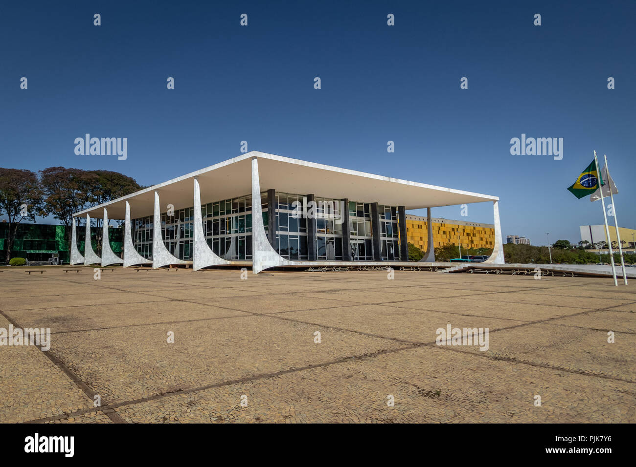 Il Brasile Suprema Corte (Supremo Tribunal Federal - STF) - Brasilia, Distrito Federal, Brasile Foto Stock