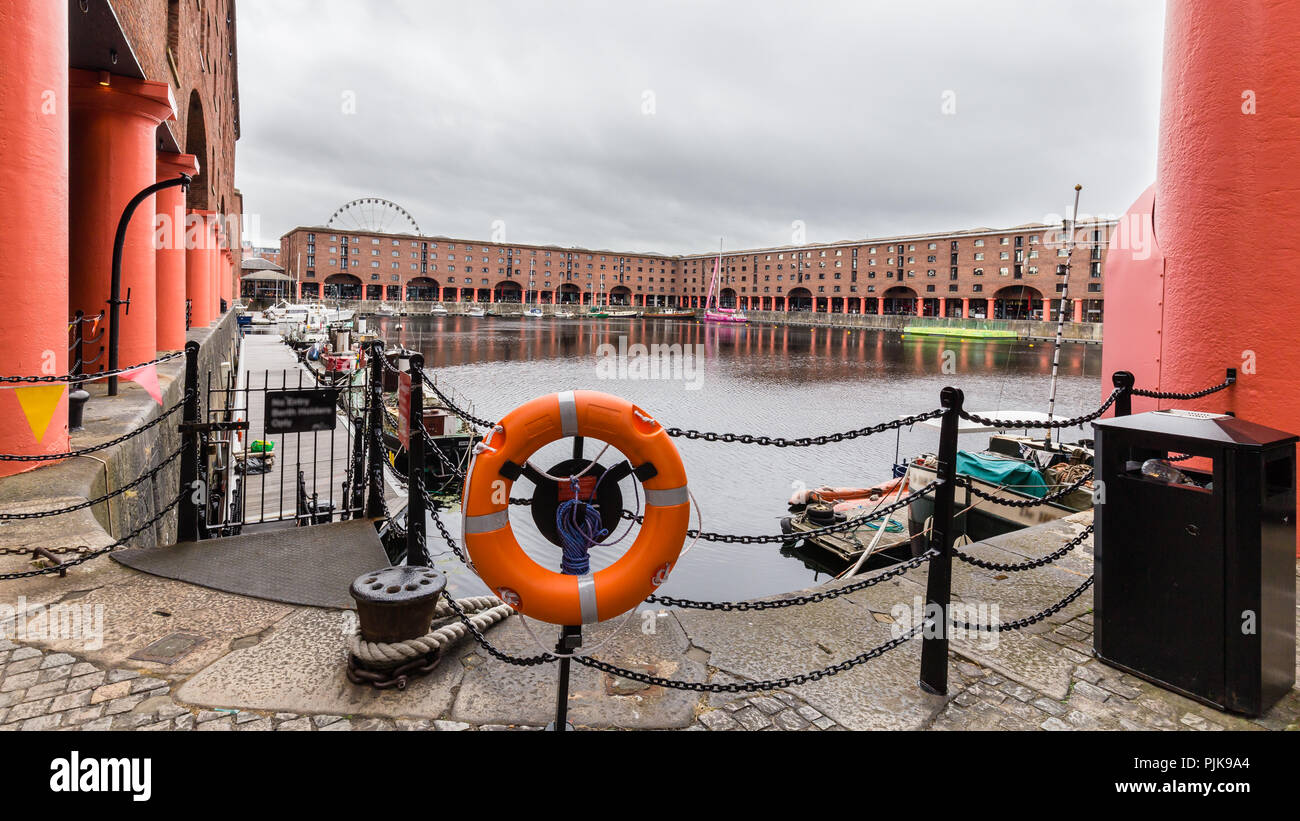 Albert dock di Liverpool, UK. Foto Stock