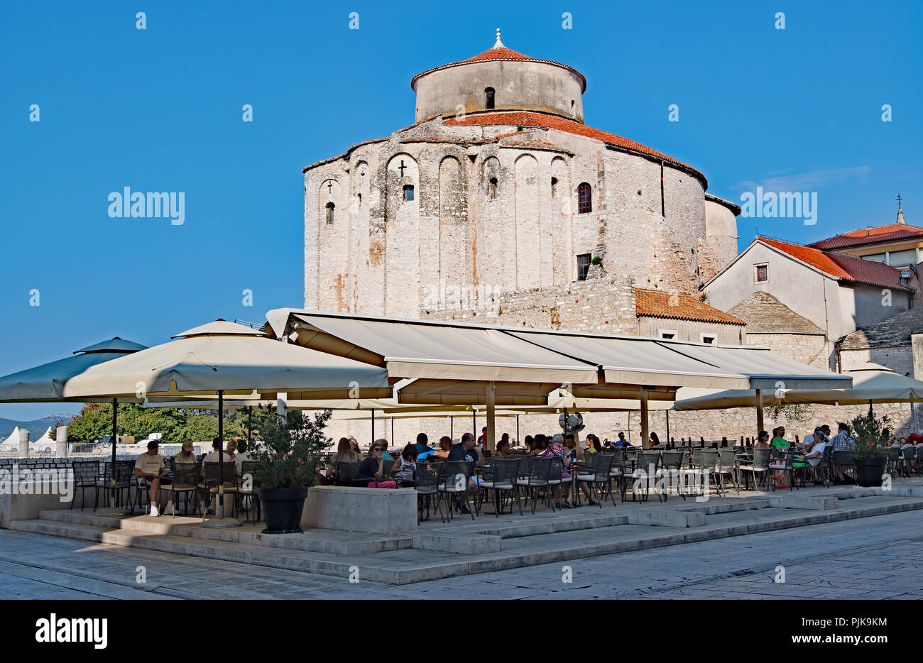 San Donato Chiesa, il più grande di pre-edificio romanico in Croazia. Foto Stock