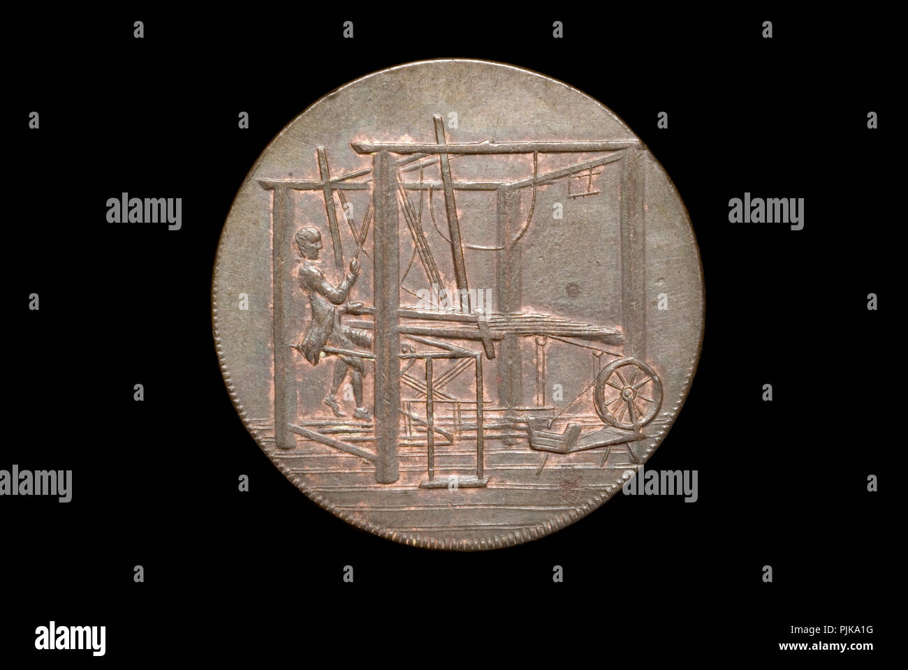 Norwich Halfpenny Token Conder Foto Stock