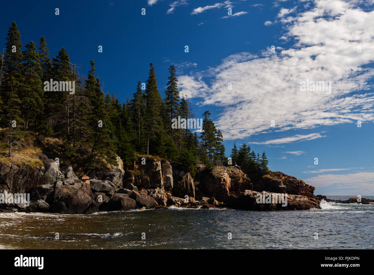 Cacciatori beach, Acadia NP Foto Stock
