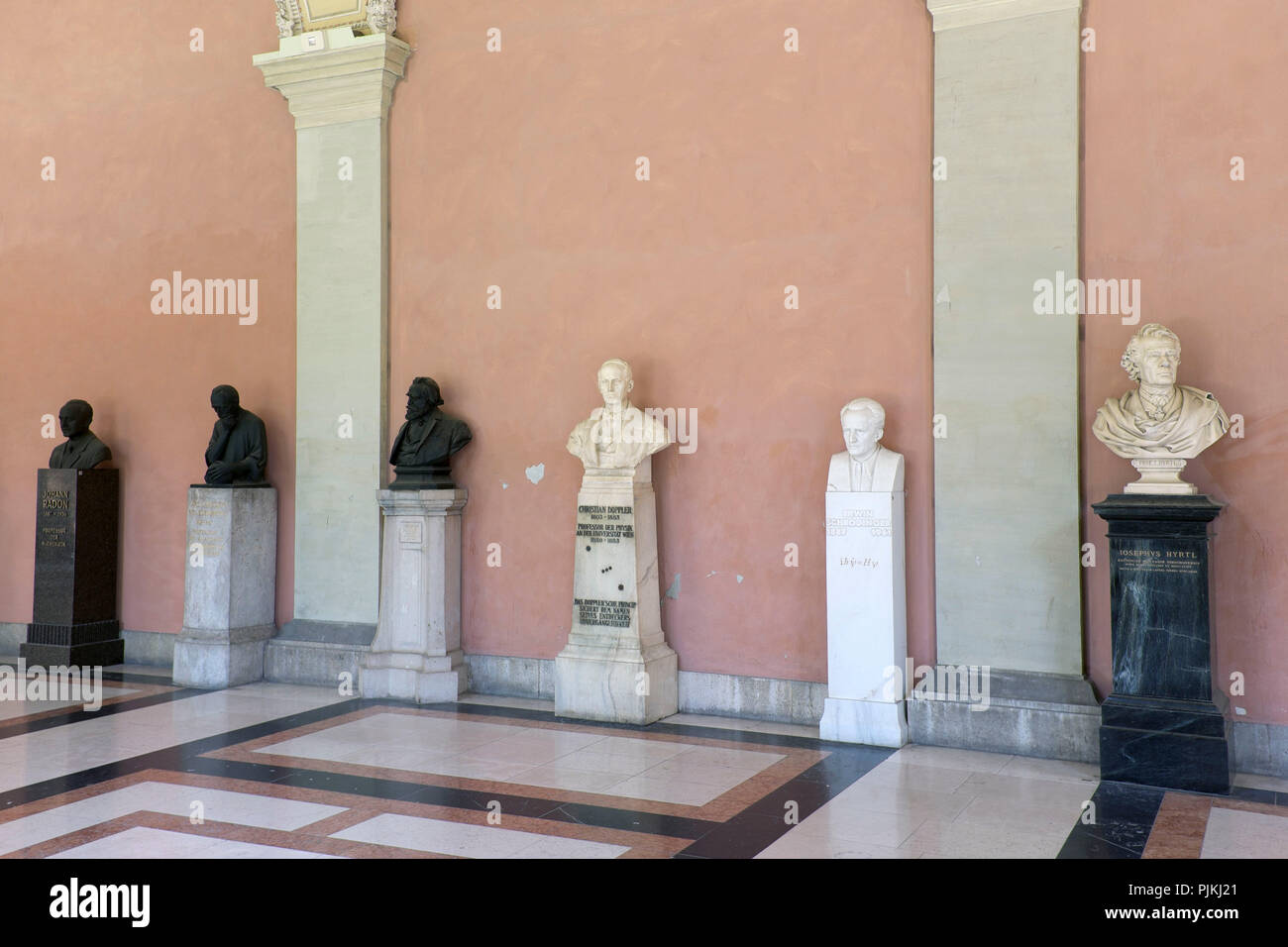 Le Arcate dell'Università di Vienna Foto Stock