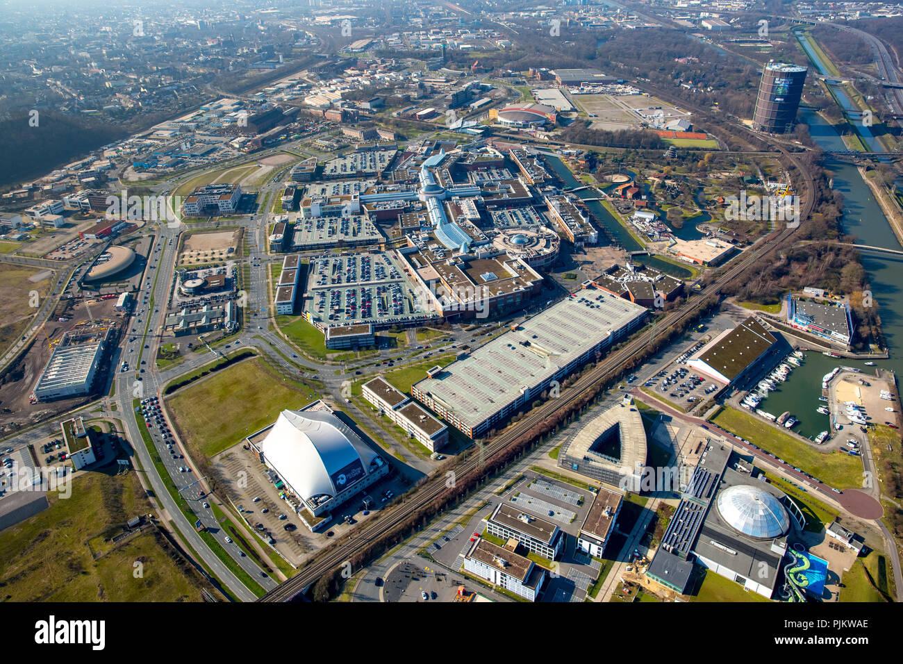 Metronom teatro al Centro Oberhausen, Oberhausen, la zona della Ruhr, Nord Reno-Westfalia, Germania Foto Stock