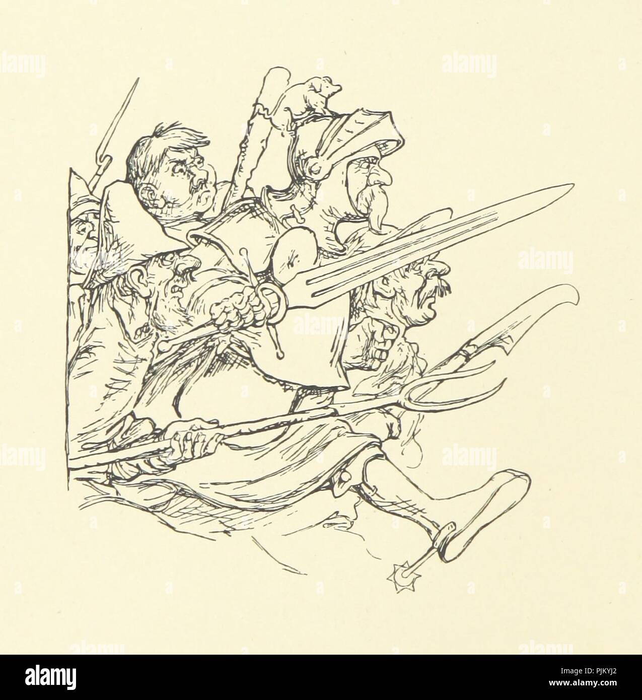 Immagine dalla pagina 22 di 'la storia del principe Hildebrand e la principessa Ida . Con 110 illust. Foto Stock