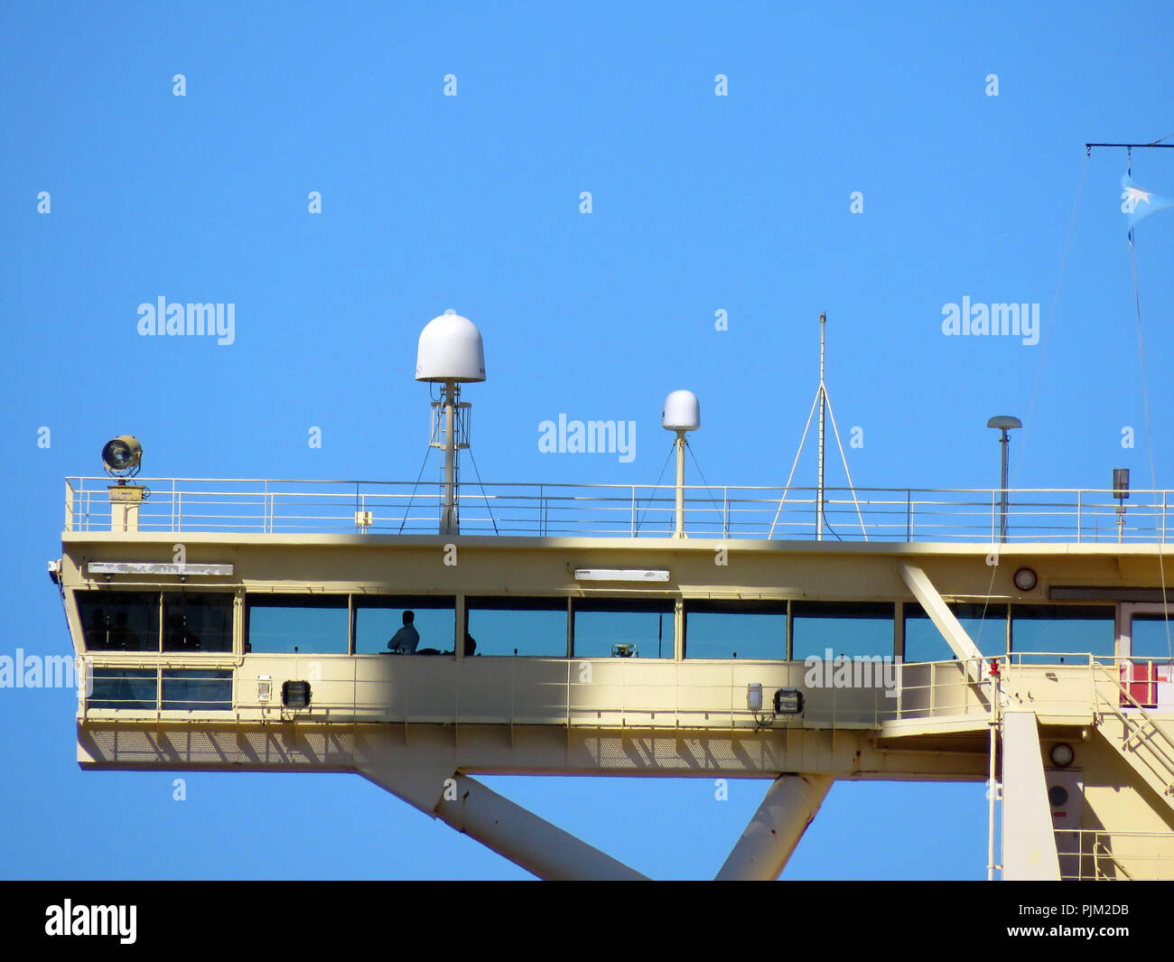 Ponte della nave Foto Stock