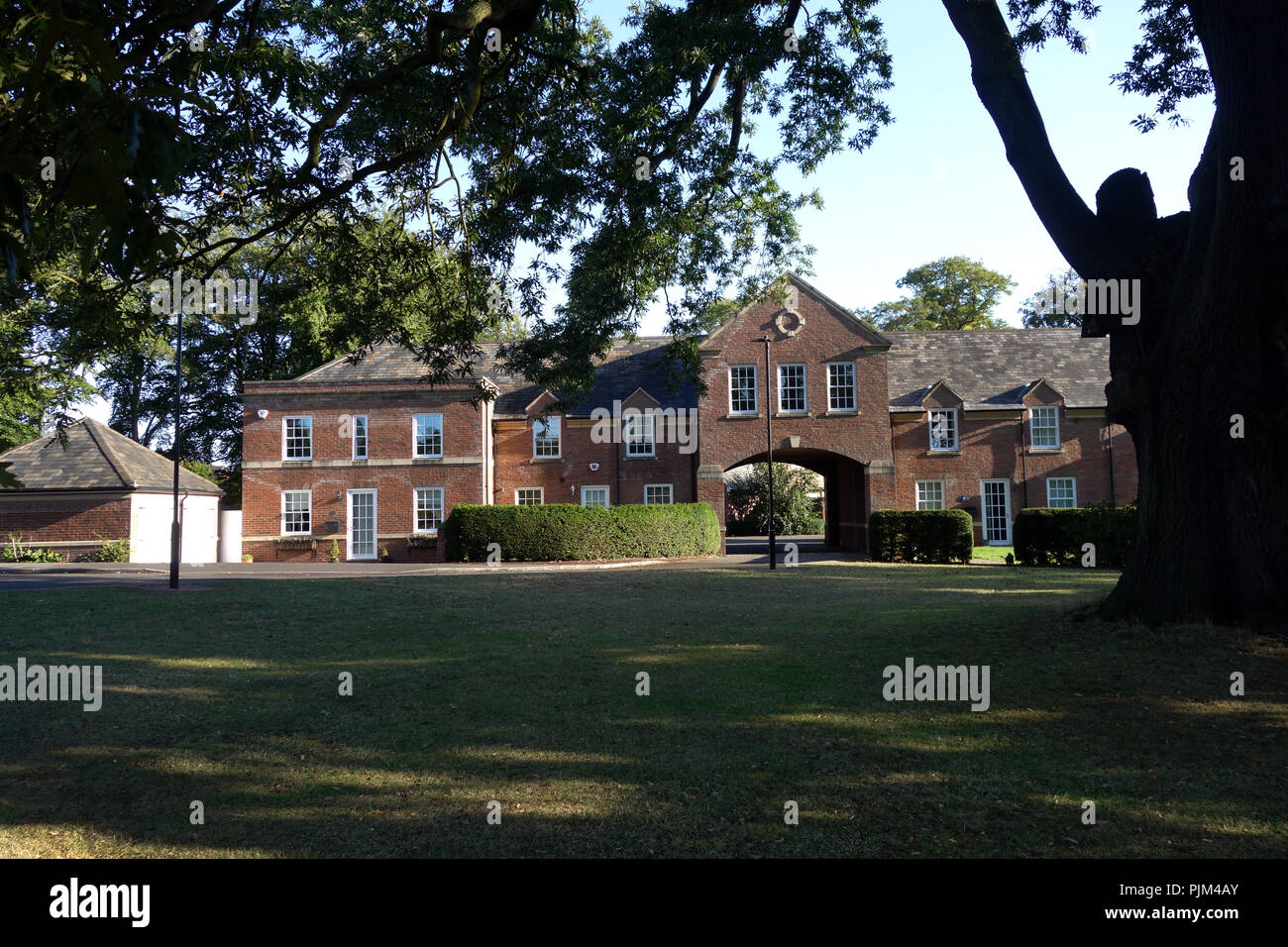 Bella zona residenziale a Bawtry vicino a Doncaster, Inghilterra Foto Stock