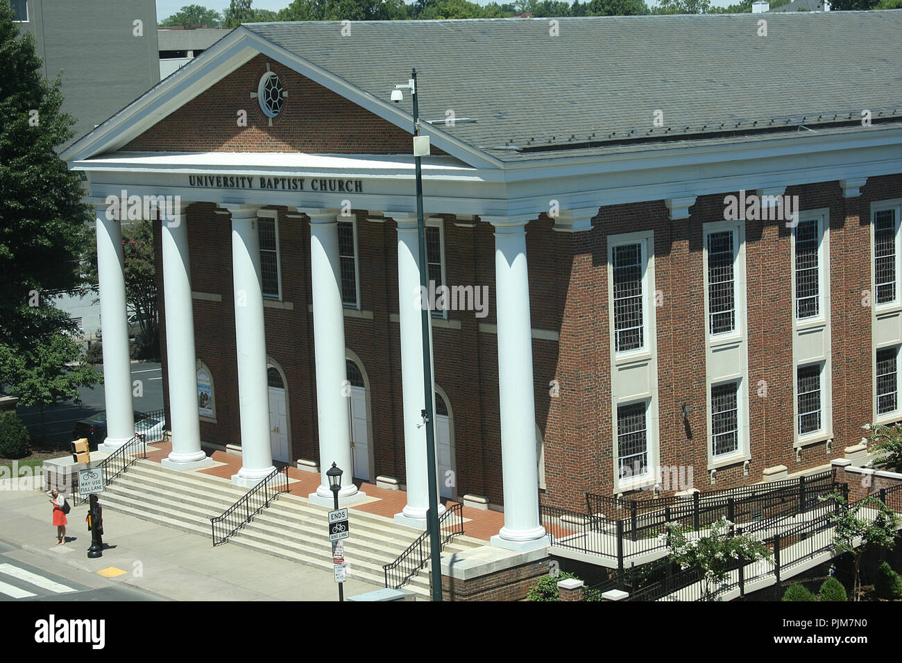 Università Battista Chiesa di Charlottesville, VA, Stati Uniti Foto Stock