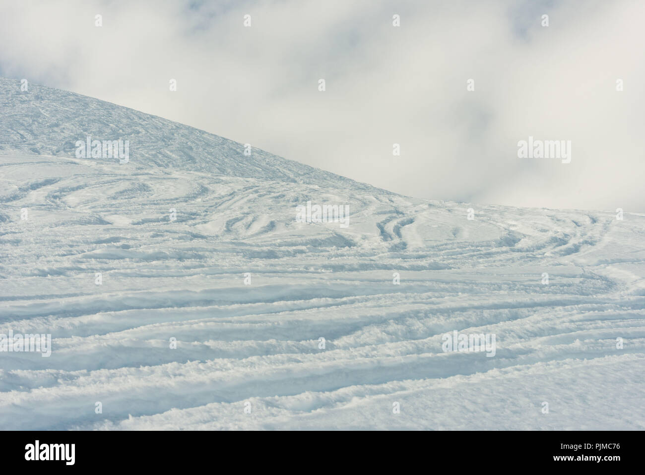 Piste da sci inverno ski area Foto Stock