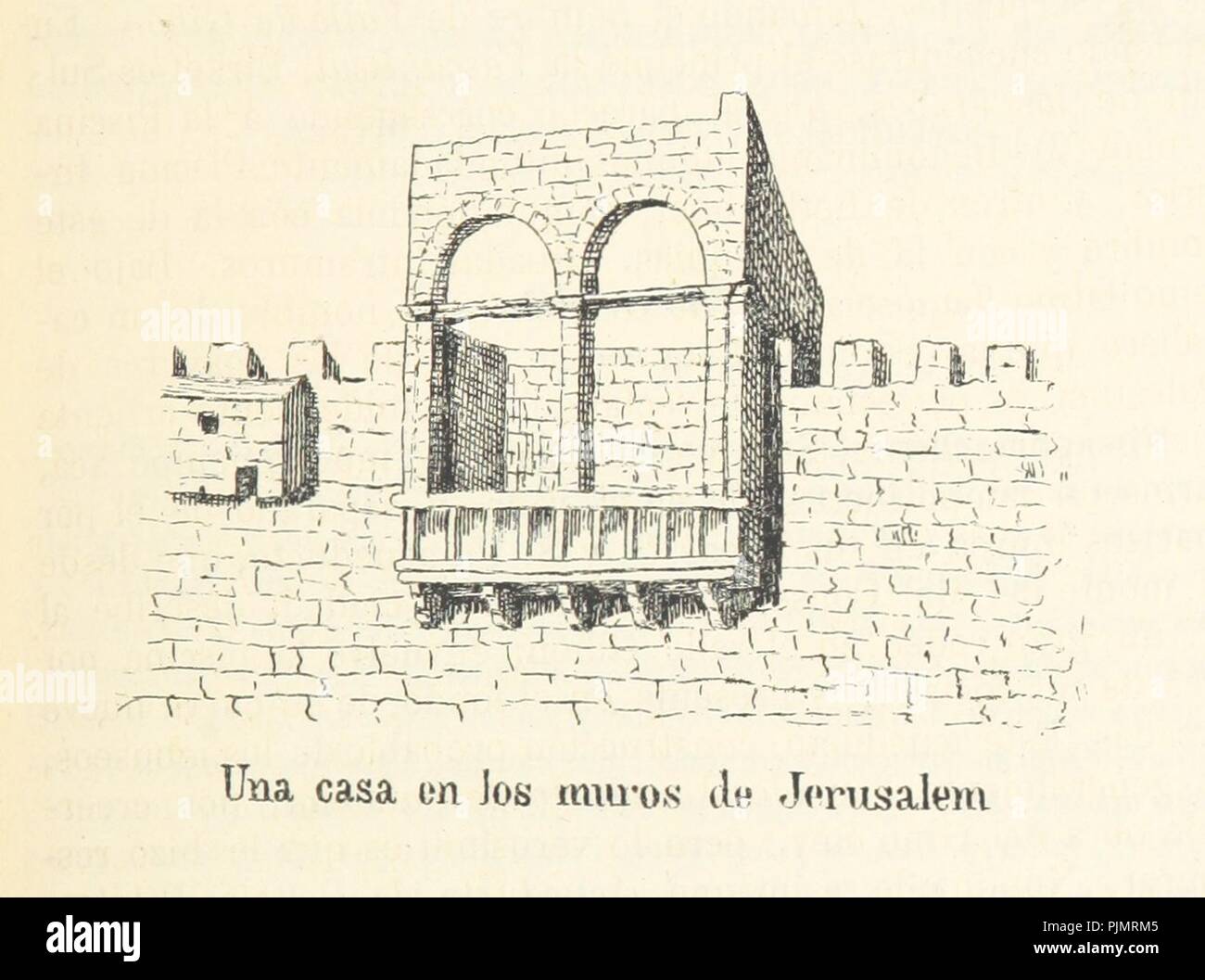 Immagine dalla pagina 125 di "Viaje á Egipto, Palestina y otros países del Oriente' . Foto Stock