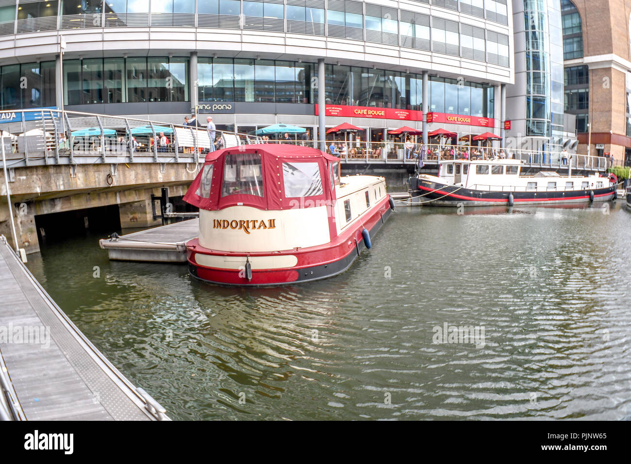 Londra, Regno Unito. 8 Settembre, 2018. Classic Boat Festival 2018 a San Katharine Docks il 8 settembre 2018, Londra, UK Credit: capitale dell'immagine/Alamy Live News Foto Stock