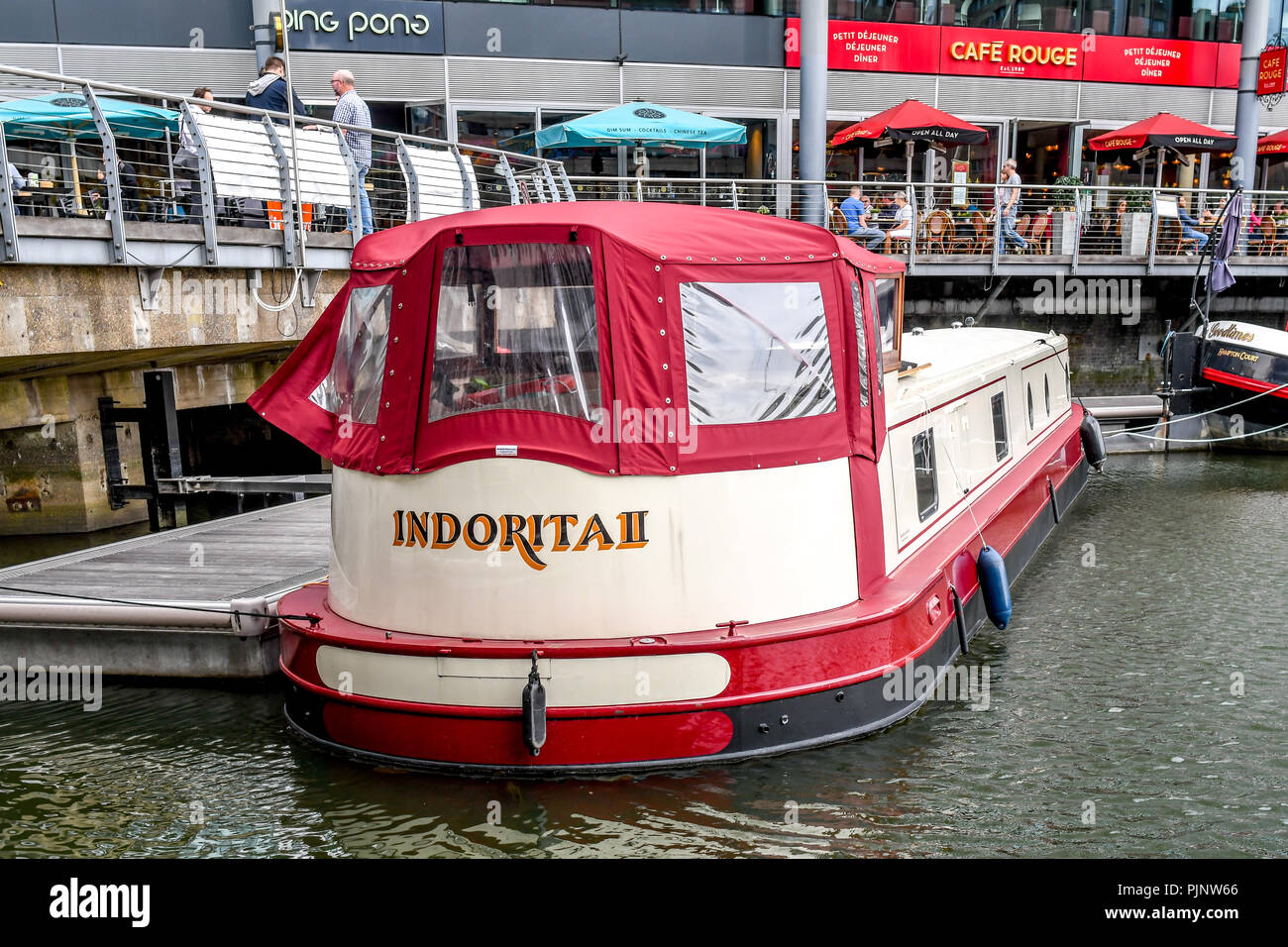 Londra, Regno Unito. 8 Settembre, 2018. Classic Boat Festival 2018 a San Katharine Docks il 8 settembre 2018, Londra, UK Credit: capitale dell'immagine/Alamy Live News Foto Stock