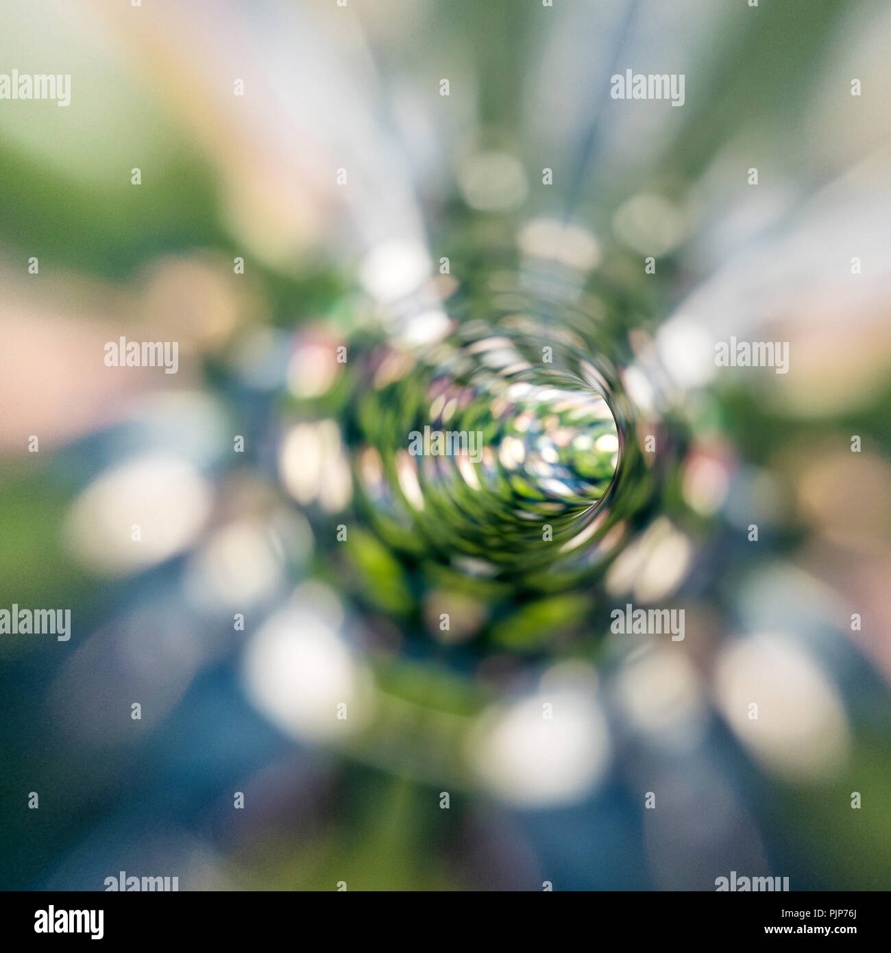 Spostare le luci abstract il rendering 3D Foto Stock