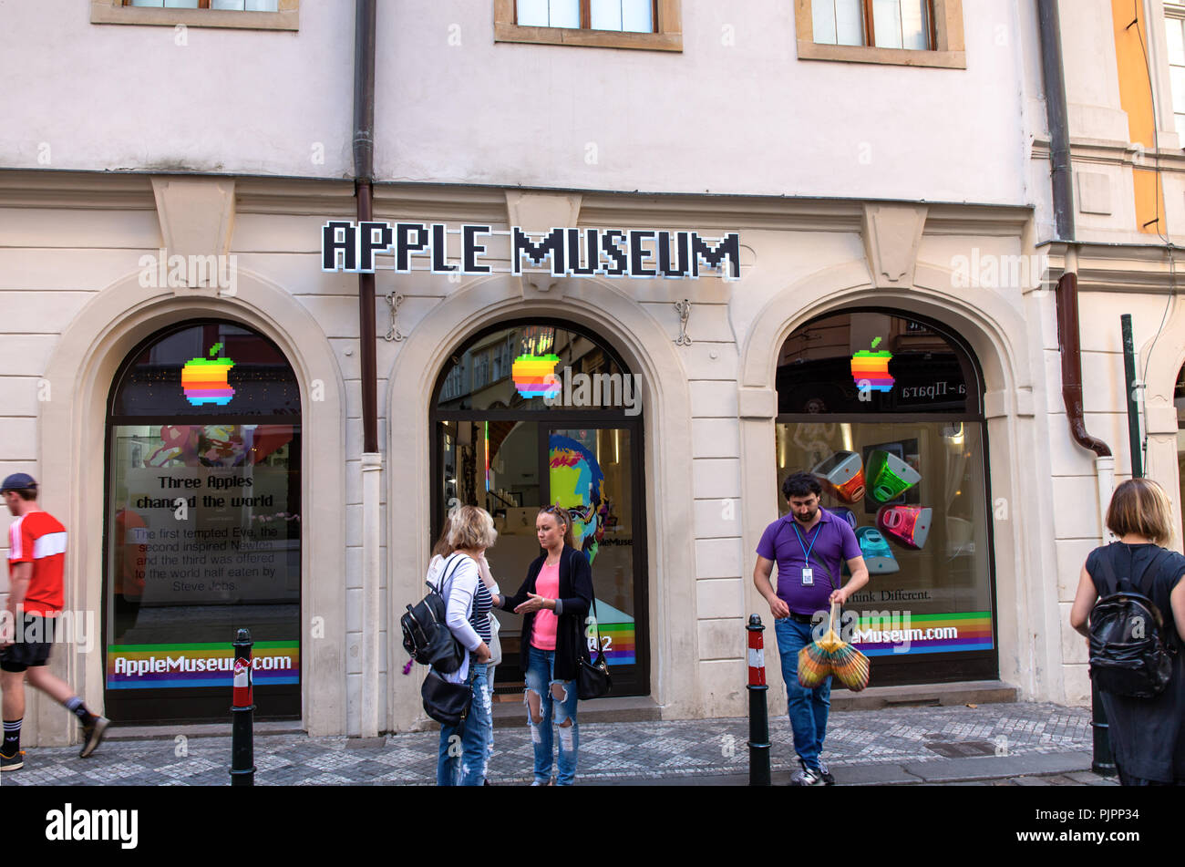 Museo Apple a Praga Foto Stock