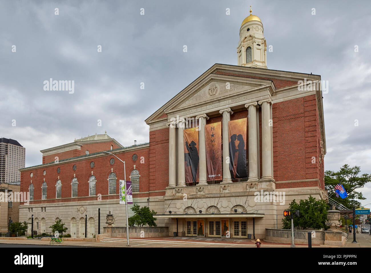 Il binocolo Bushnell Performing Arts Center Bushnell teatro in Hartford Connecticut, Stati Uniti Foto Stock