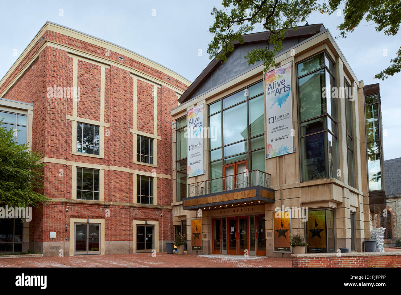 Il binocolo Bushnell Performing Arts Center Bushnell teatro in Hartford Connecticut, Stati Uniti Foto Stock