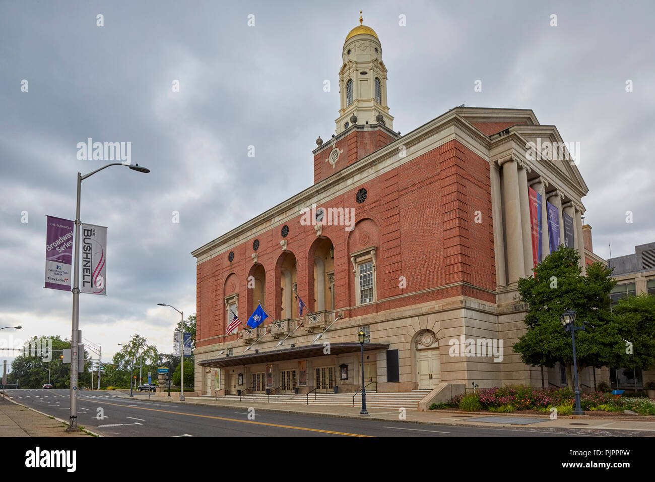 Il binocolo Bushnell Performing Arts Center Bushnell teatro in Hartford Connecticut, Stati Uniti Foto Stock