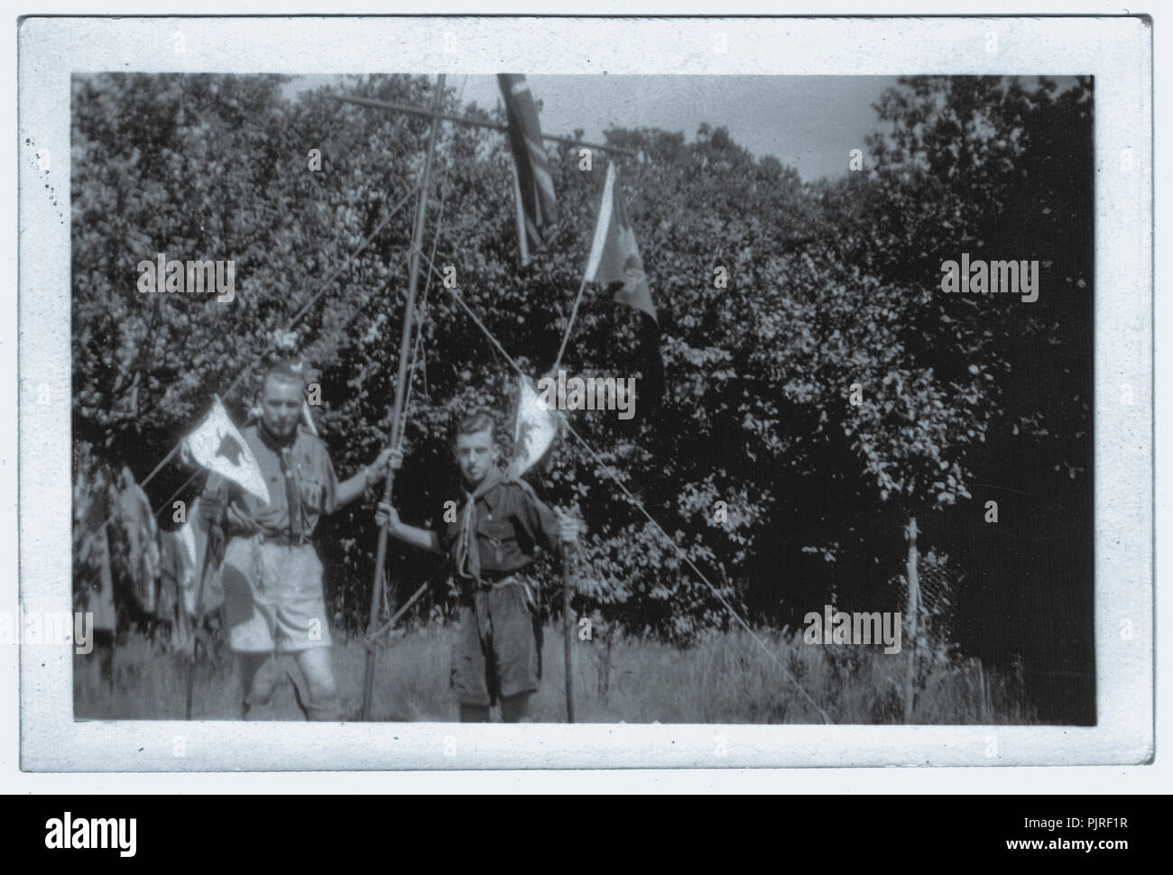 5° World Scout Jamboree, svoltasi a Bloemendaal Vogelenzang Holland, Paesi Bassi,1937 Foto Stock