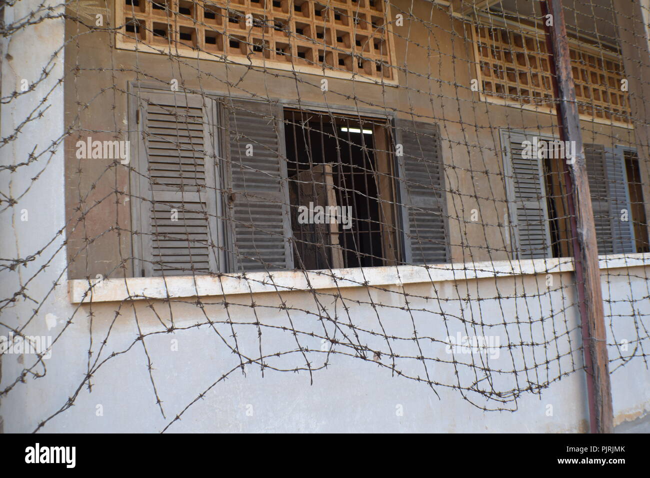 Museo di Tuol Sleng, Genozid Museum, Phnom Penh Cambogia Foto Stock