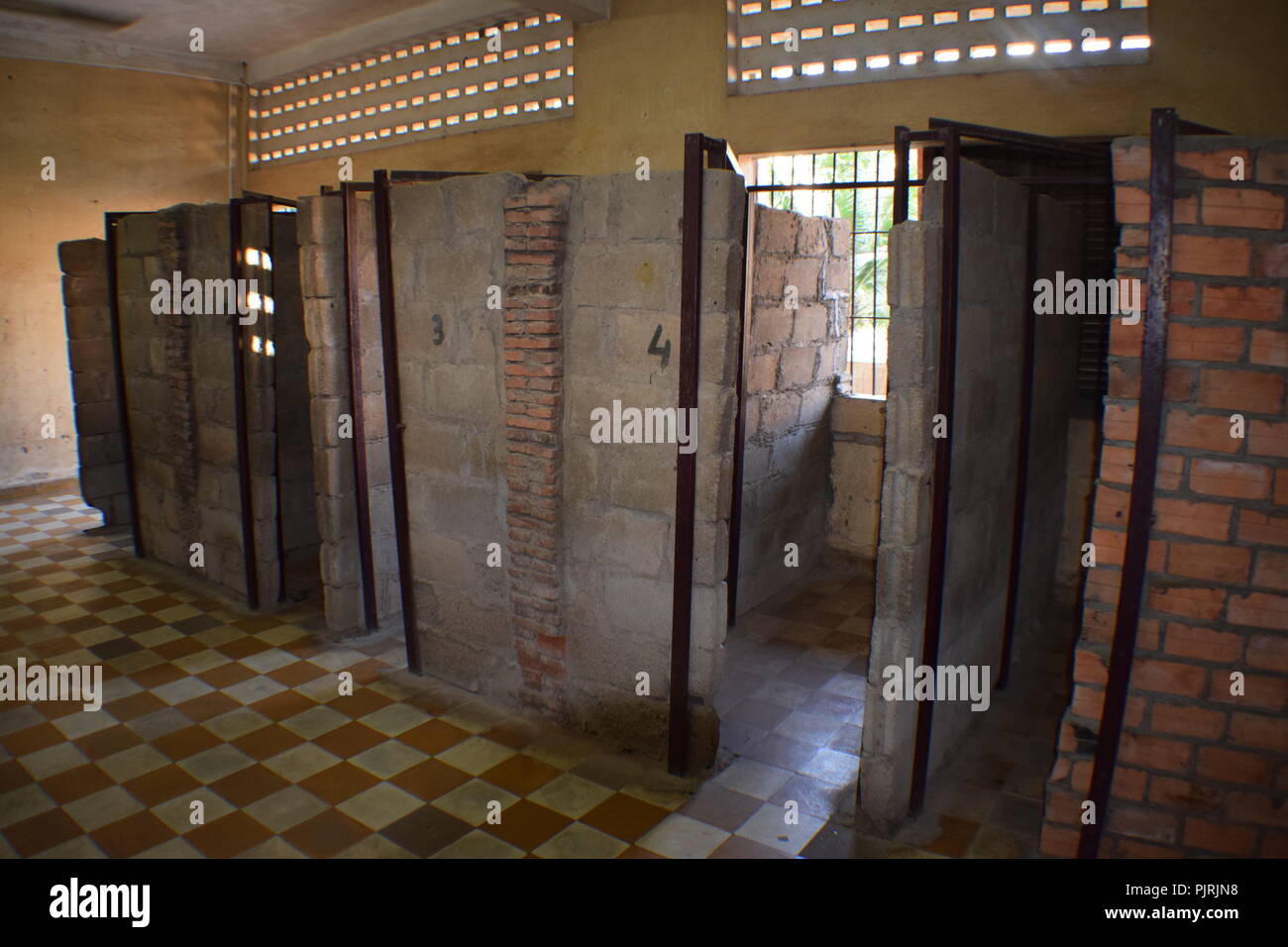 Museo di Tuol Sleng, Genozid Museum, Phnom Penh Cambogia Foto Stock