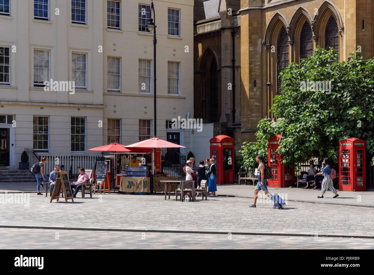 Byng Place, Bloomsbury, Londra England Regno Unito Regno Unito Foto Stock