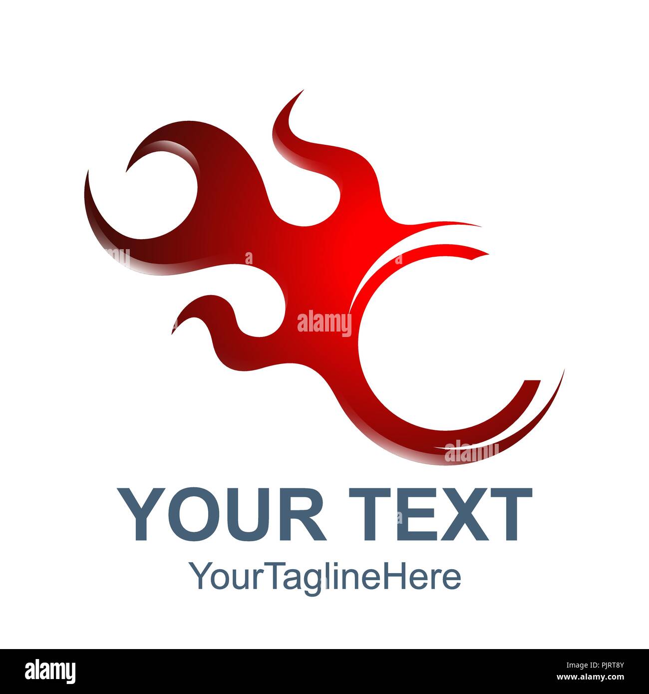 Vettore di fiamma o di incendio icona. vettore icone di fuoco per il tuo design Illustrazione Vettoriale