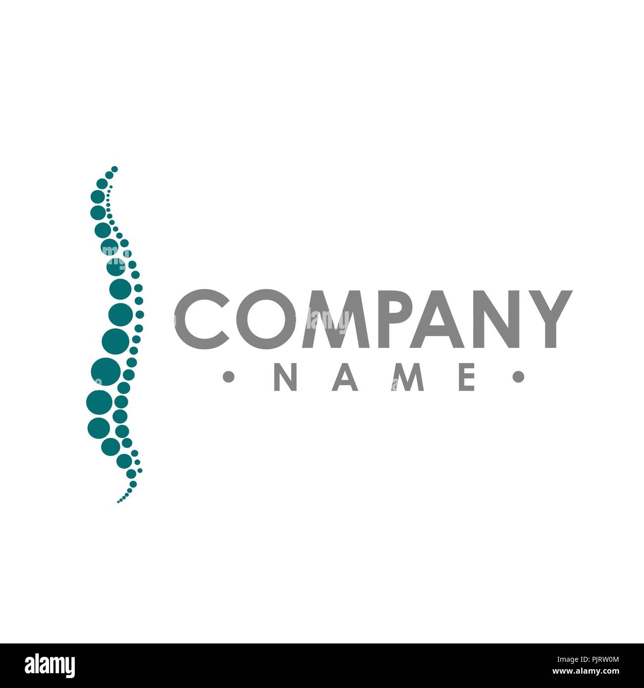 Chiropratica vettore astratto logo design modello. chiropratica medicina, Healthcare design Illustrazione Vettoriale