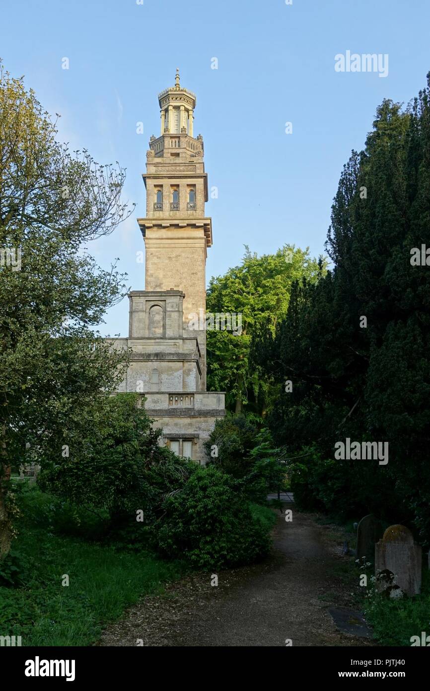 Beckford's Tower - Bagno, Inghilterra - Foto Stock