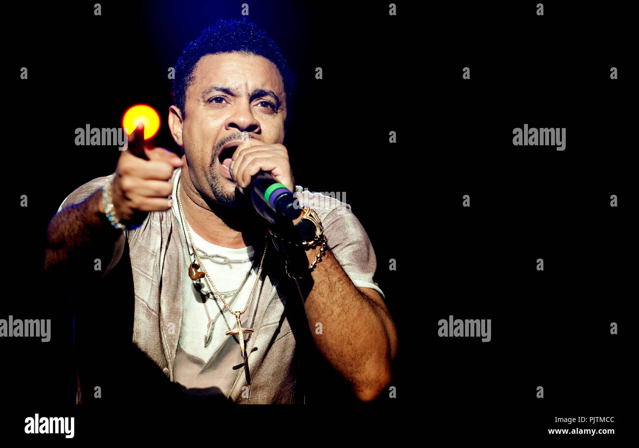 Jamaican-American cantante reggae Shaggy al Suikerrock festival di Tienen (Belgio, 31/07/2010) Foto Stock