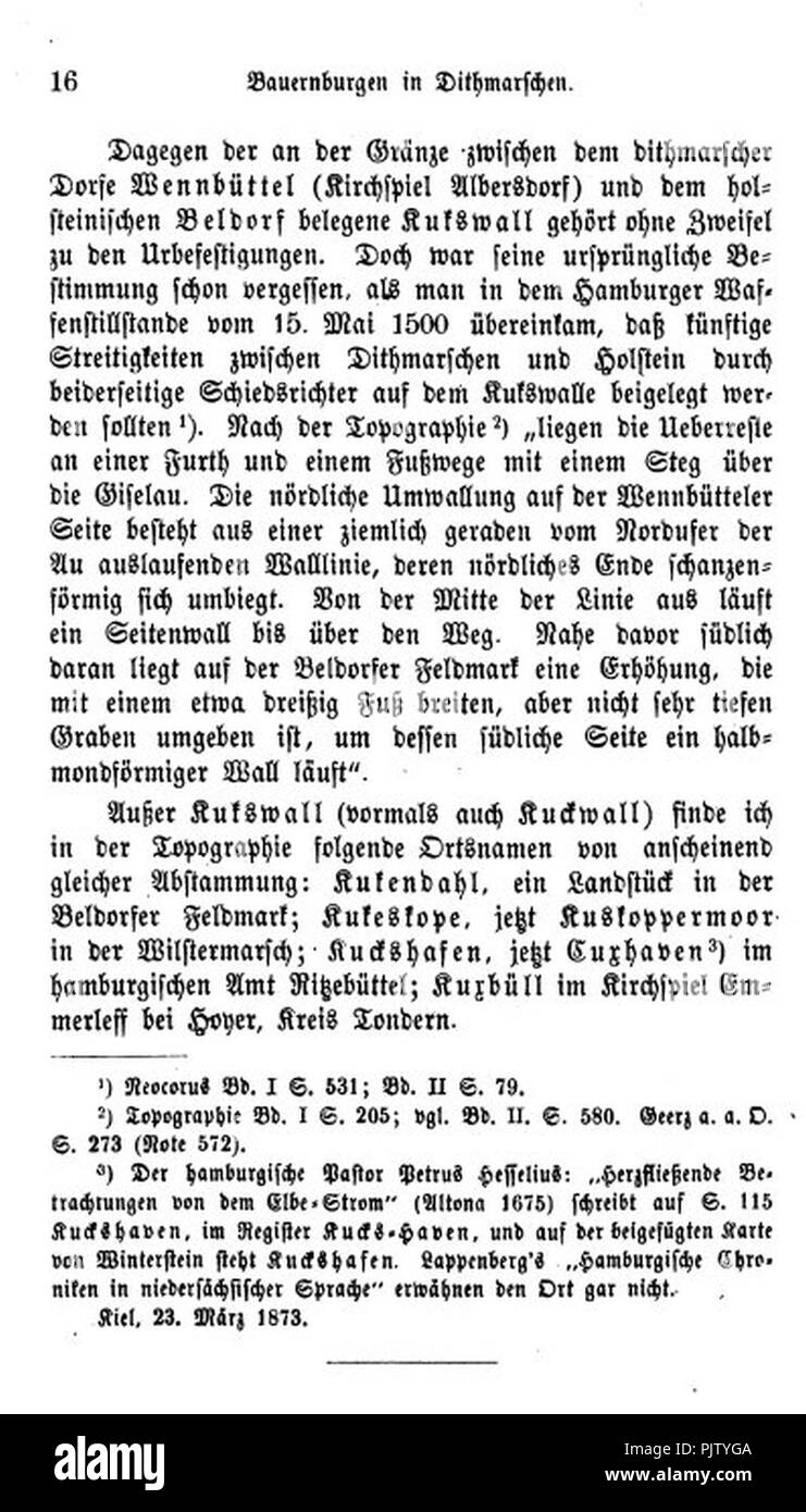 In Bauernburgen Dithmarschen 16. Foto Stock