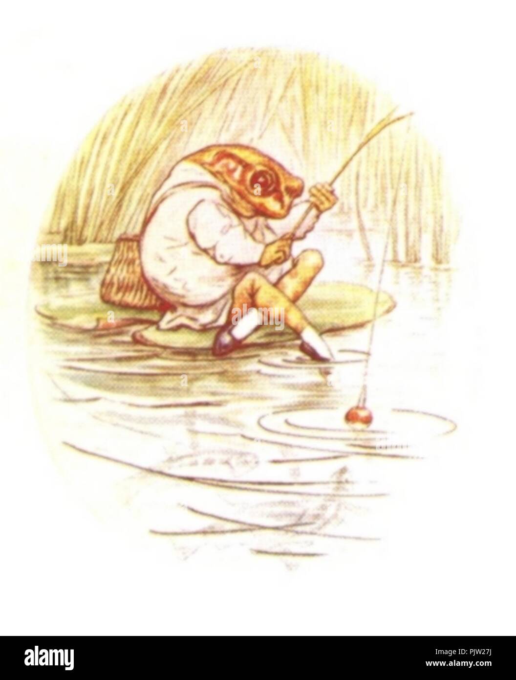 Beatrix Potter - un racconto di Jeremy Fisher - Frontespizio. Foto Stock