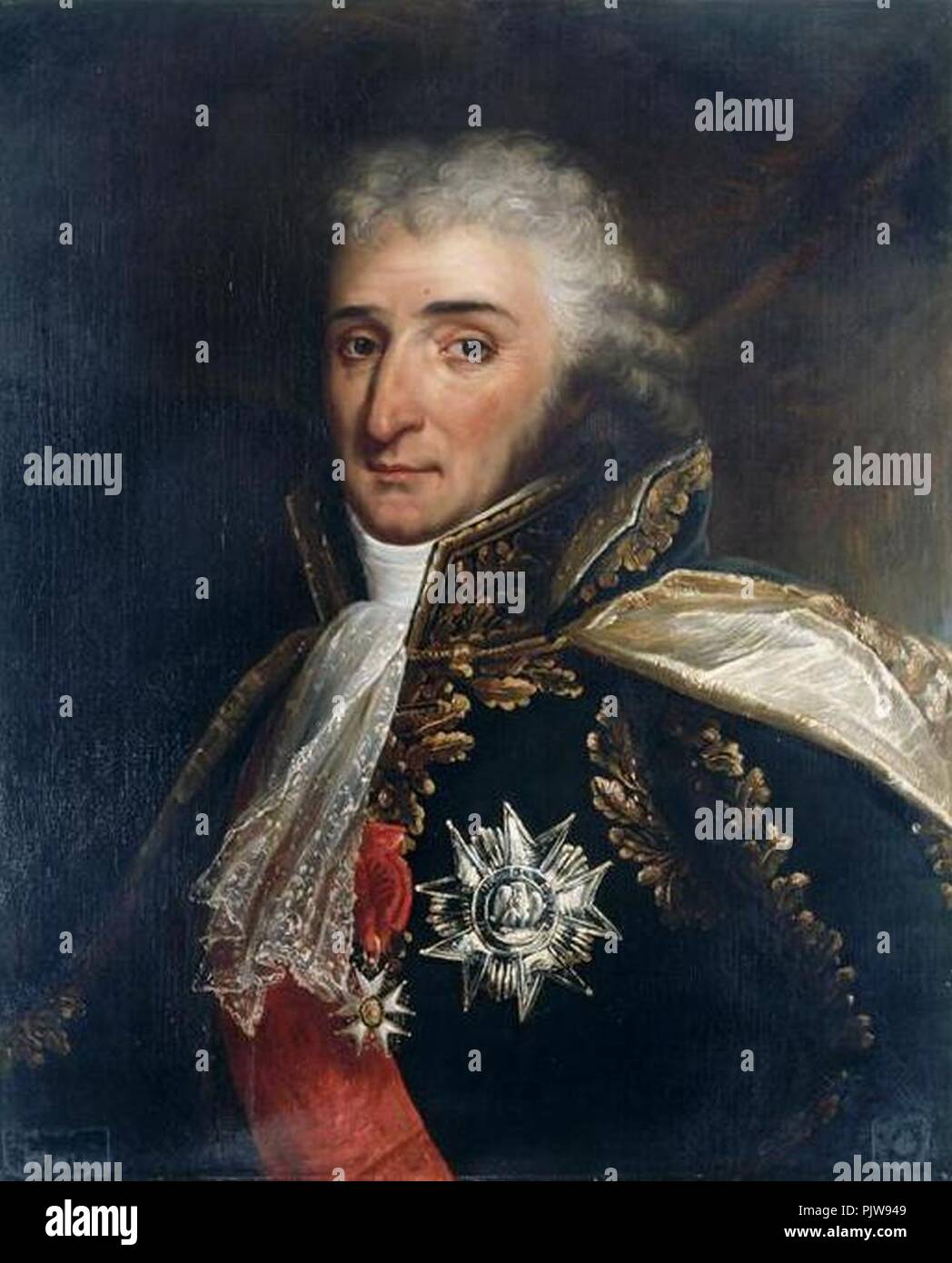 Belloc - Le Maréchal Charles Pierre François Augereau, Duc de Castiglione. Foto Stock