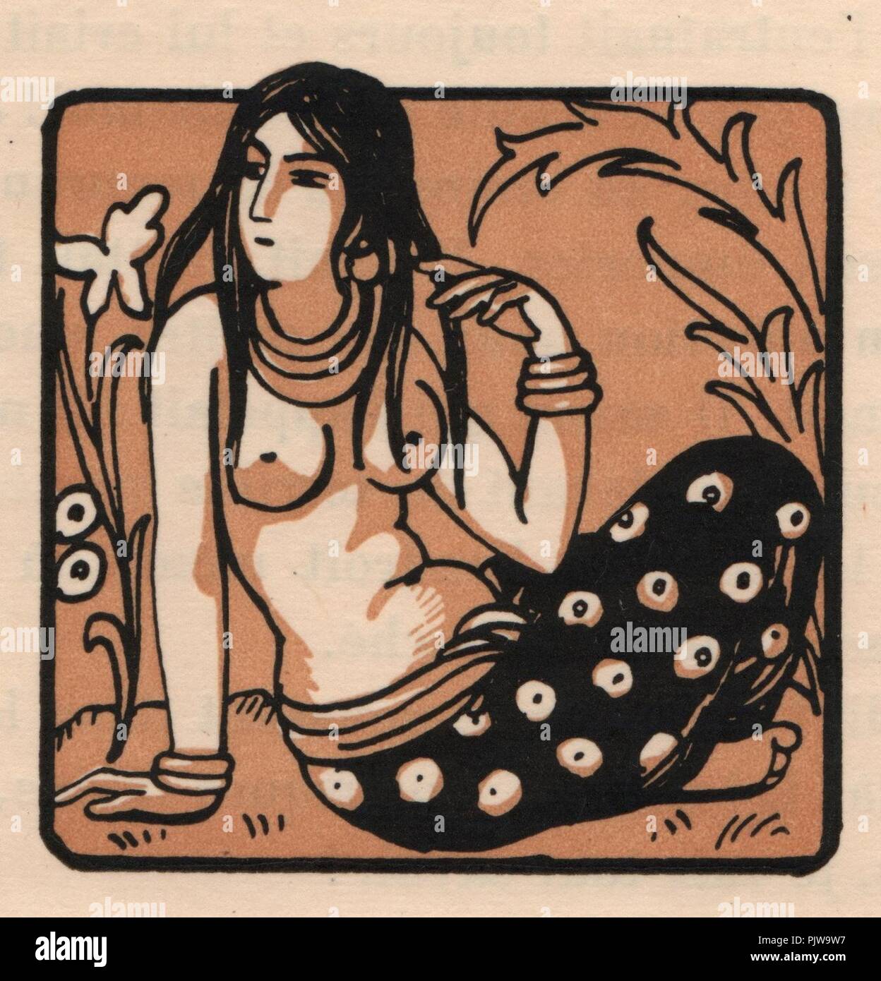 Becque - Nouvelles asiatiques p 108. Foto Stock