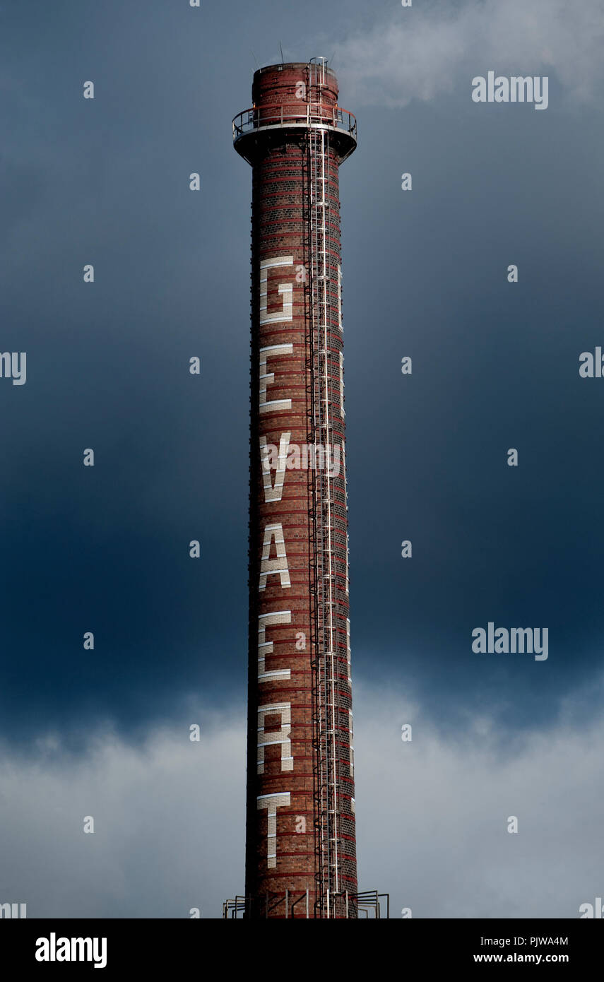 L'Agfa-Gevaert sede e stabilimento a Mortsel, Anversa (Belgio, 12/02/2009) Foto Stock