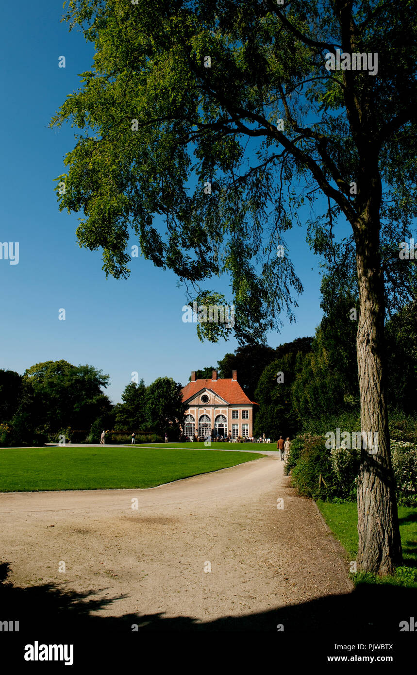 La Hof Ter Saksen castello e dominio di Beveren (Belgio, 14/09/2008) Foto Stock