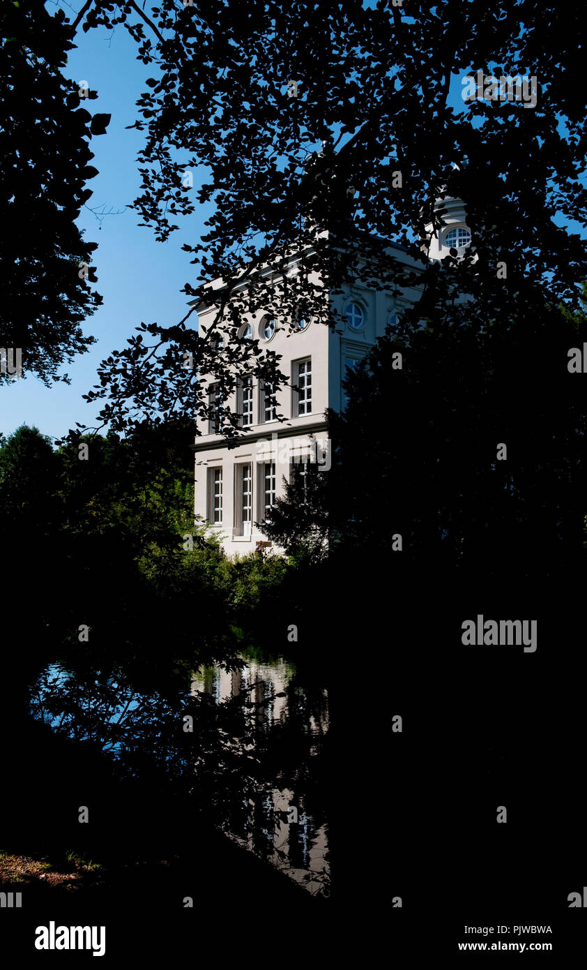 La Hof Ter Saksen castello e dominio di Beveren (Belgio, 14/09/2008) Foto Stock