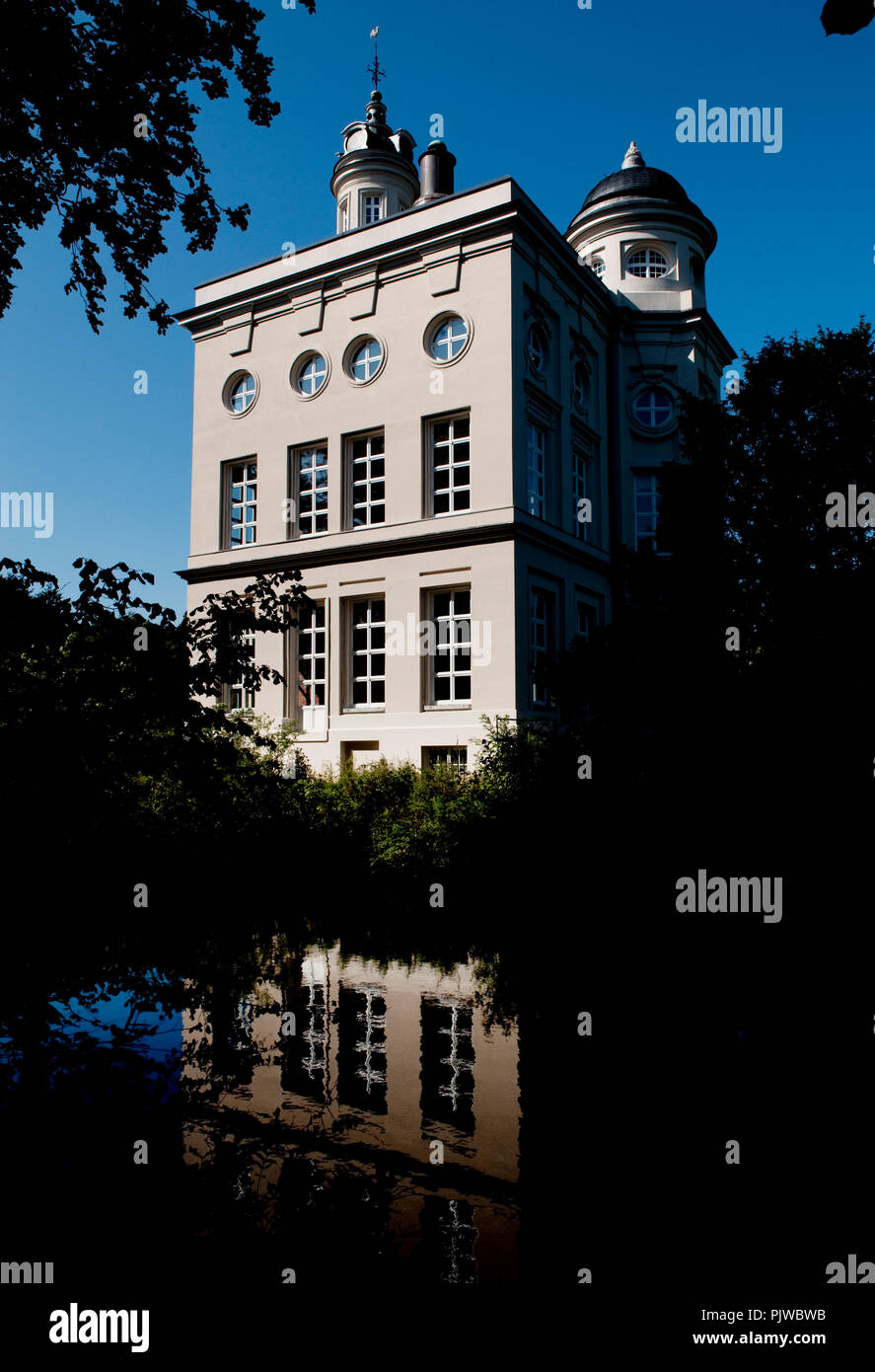 La Hof Ter Saksen castello e dominio di Beveren (Belgio, 14/09/2008) Foto Stock